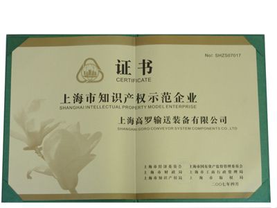 上(shàng)海市(shì)知識産權示範企業(yè)